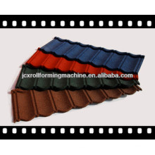 JCX 0.4mm color steel stone coated roof tile machine